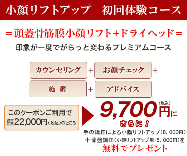 このクーポンご利用で初回総額22,000円（税込）のところ▶9,700円（税込）に